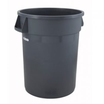 Trash Can, 32 gallon, Gray