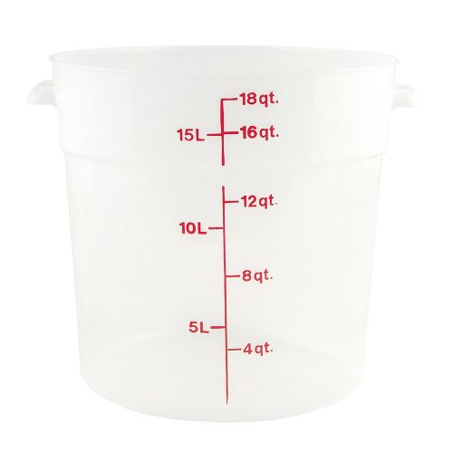 Storage Container, round, 18 qt.