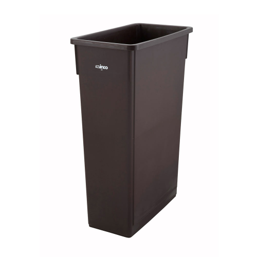 Slender Trash Can, 23 gallon, Brown