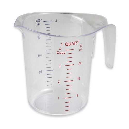Update International 1 Quart Plastic Measuring Cup