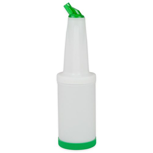 Flow-N-Stow Pour Bottle, 1 quart, Green