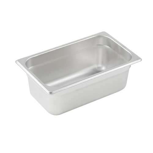 Steam Table Pan, 1/4 size, 10-5/6" x 6-5/16" x 4" deep